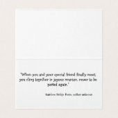 Pet loss condoleance kaart (Binnenkant ongevouwen)