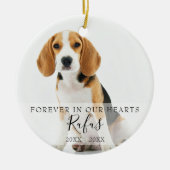 Pet Loss Dog Cat Memorial Keramisch Ornament (Voorkant)