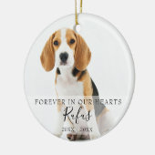 Pet Loss Dog Cat Memorial Keramisch Ornament (Links)