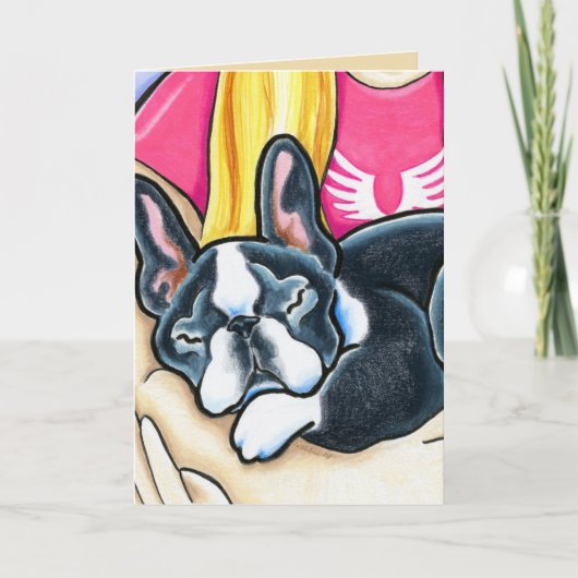 Pet Loss Dog Gezegde Goodbye Tributie van Group Kaart (Voorkant)