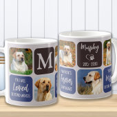 Pet Loss Dog Memorial Custom Stylish Modern Foto Koffiemok