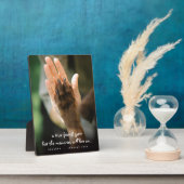 Pet Loss Dog Photo Remembrance Plaque Fotoplaat (Zijkant)