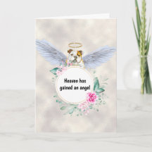 Pet loss English bulldog angel wings gedicht