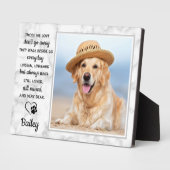 Pet Loss Gift Sympathie Foto Pet Memorial Fotoplaat (Zijkant)