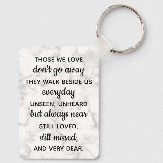 Pet Loss Gift Sympathie Foto Pet Memorial Sleutelhanger (Achterkant)