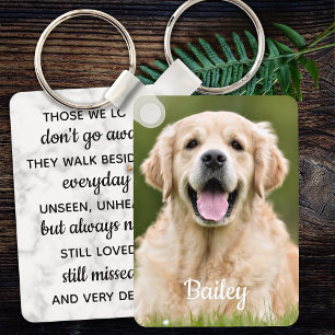 Pet Loss Gift Sympathie Foto Pet Memorial Sleutelhanger
