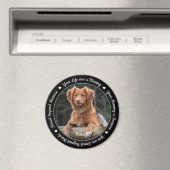 Pet Loss Herdenking Keepslag Dog Pet Memorial Magneet (Insitu (Vaatwasser))
