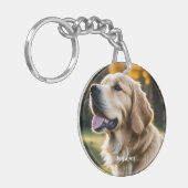 Pet Loss Hond Sympathie Sleutelhanger (Voorkant Links)