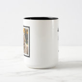 Pet Loss Hond Sympathie Tweekleurige Koffiemok (Center)