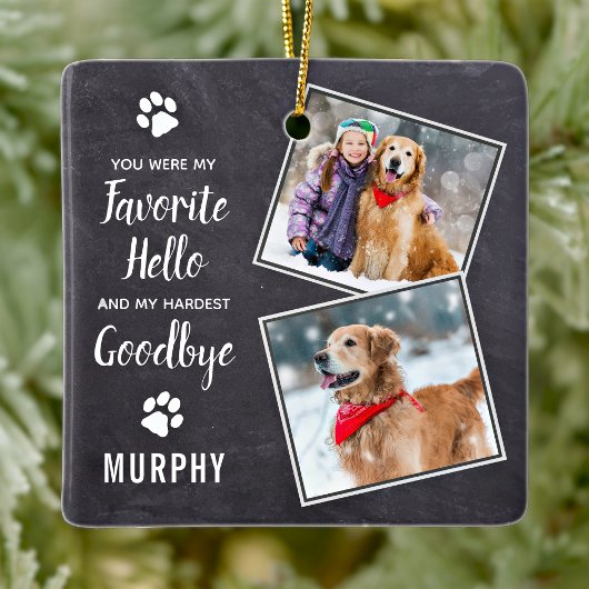 Pet Loss Keepomwille Pet Memorial Dog foto Keramisch Ornament