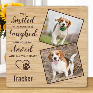 Pet Loss Keepsake Dog Photo Pet Memorial Fotoplaat