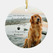 Pet Loss Keepsake Keramisch Ornament (Voorkant)