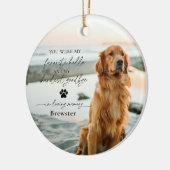 Pet Loss Keepsake Keramisch Ornament (Links)