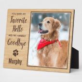 Pet Loss Keepslag Pet Memorial Foto Fotoplaat (Zijkant)