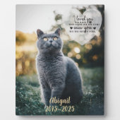 Pet Loss Memorial Fotoplaat (Voorkant)