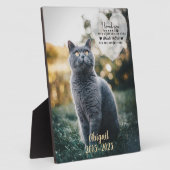 Pet Loss Memorial Fotoplaat (Zijkant)