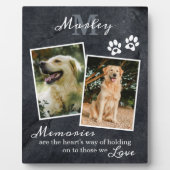 Pet Loss Memorial Gift Photo Plaque Fotoplaat (Voorkant)