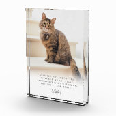Pet Loss Memorial Keepsake White Fotoblokken (Rechts)