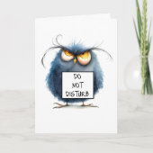 Pet Loss Need a Break Alone Time Wenskaart Kaart (Voorkant)