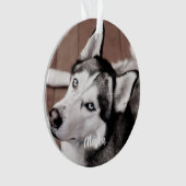 Pet Loss Quote - Aangepaste hondenfoto - Pet Memor Ornament (voorkant)