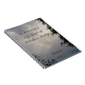 Pet Loss Rainbow Bridge Journal Memorial Notitieboek (Rechterzijde)