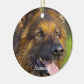 Pet Loss Rainbow Bridge Pet Dog Memorial Keramisch Ornament (Links)