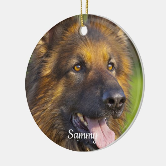 Pet Loss Rainbow Bridge Pet Dog Memorial Keramisch Ornament (Links)