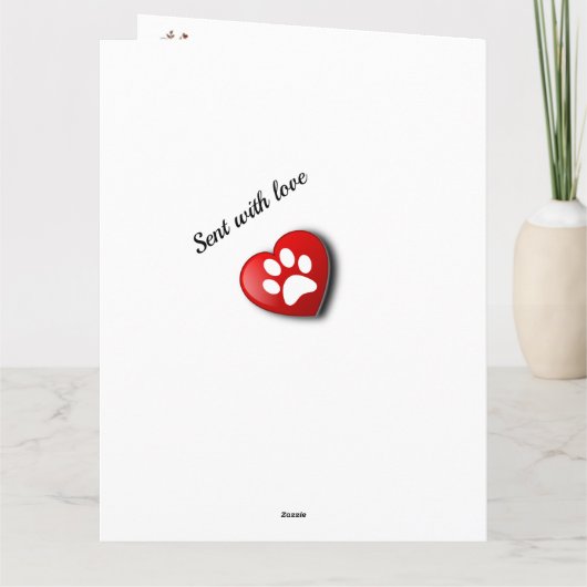 Pet Loss Sunset Sympathie Gedicht Kaart (Achterkant)