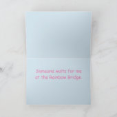 Pet Loss sympathie Kaart (Binnen)