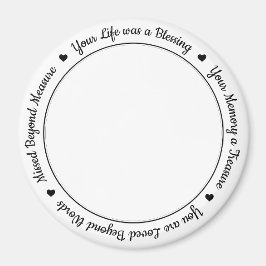 Pet Loss Sympathie Keepslag Pet Memorial Magneet