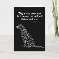 Pet Loss Sympathie Labrador Retriever Dog Kaart