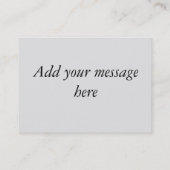 Pet Loss Sympathie Visitekaartje (Achterkant)