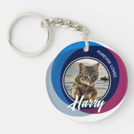 Pet Loss Sympathy Memorial Keepsake gekleurd symbo Sleutelhanger