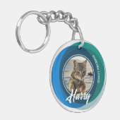 Pet Loss Sympathy Memorial Keepsake gekleurd symbo Sleutelhanger (Voorkant Links)