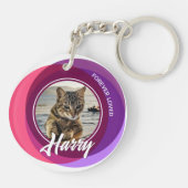 Pet Loss Sympathy Memorial Keepsake-symbool Sleutelhanger (Achterkant)