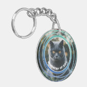 Pet Loss Sympathy Memorial Keepsake-symbool Sleutelhanger (Voorkant Links)