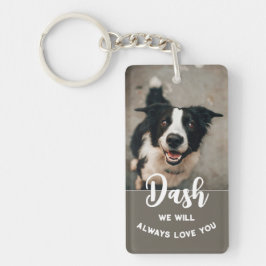 Pet Loss Sympathy Memorial Keepsake-symbool Sleutelhanger