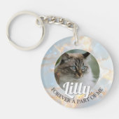 Pet Loss Sympathy Memorial Keepsake-symbool Sleutelhanger (Voorkant)