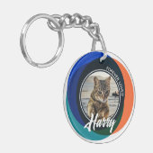 Pet Loss Sympathy Memorial Keepsake-symbool Sleutelhanger (Voorkant Links)