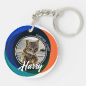 Pet Loss Sympathy Memorial Keepsake-symbool Sleutelhanger (Achterkant)