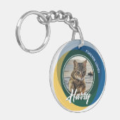 Pet Loss Sympathy Memorial Keepsake-symbool Sleutelhanger (Voorkant Links)