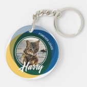 Pet Loss Sympathy Memorial Keepsake-symbool Sleutelhanger (Achterkant)