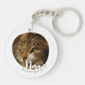 Pet Loss Sympathy Memorial Keepsake-symbool Sleutelhanger (Achterkant)