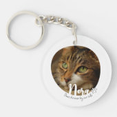 Pet Loss Sympathy Memorial Keepsake-symbool Sleutelhanger (Voorkant)