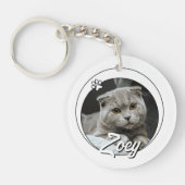 Pet Loss Sympathy Memorial Keepsake-symbool Sleutelhanger (Voorkant)