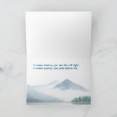 PET LOSS your photo & name Memorial Card Bedankkaart (Binnen)