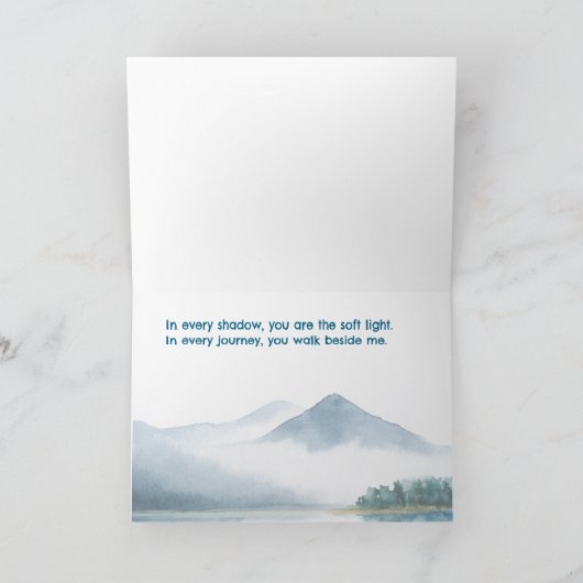 PET LOSS your photo & name Memorial Card Bedankkaart (Binnen)