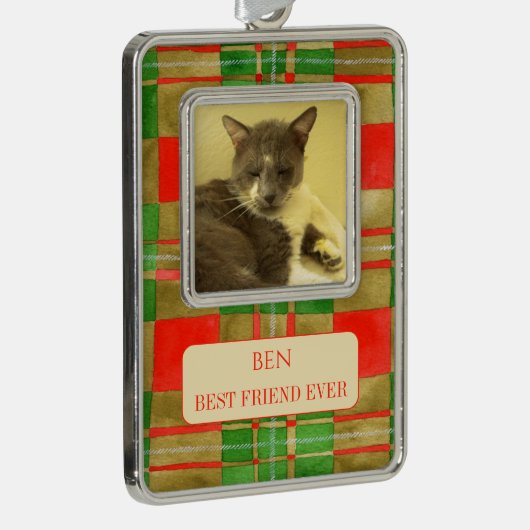 PET LOVE Framed Ver Ornament + Tekst MacGregorPlai (Rechts)