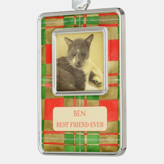 PET LOVE Framed Ver Ornament + Tekst MacGregorPlai (Links)