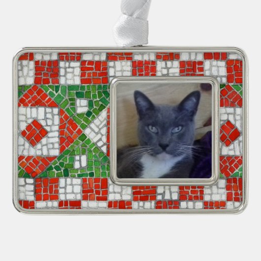 PET LOVE ingelijst Horizontaal Ornament / Mozaïek (Voorkant)